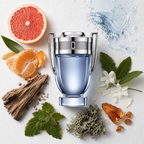 Invictus Eau de Toilette bottle-with-ingredients