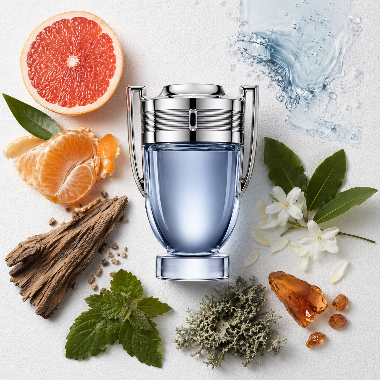Invictus Eau de Toilette bottle-with-ingredients