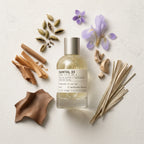 Le Labo Santal 33 Eau de Parfum bottle-with-ingredients