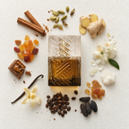 Khamrah Qahwa bottle-with-ingredients
