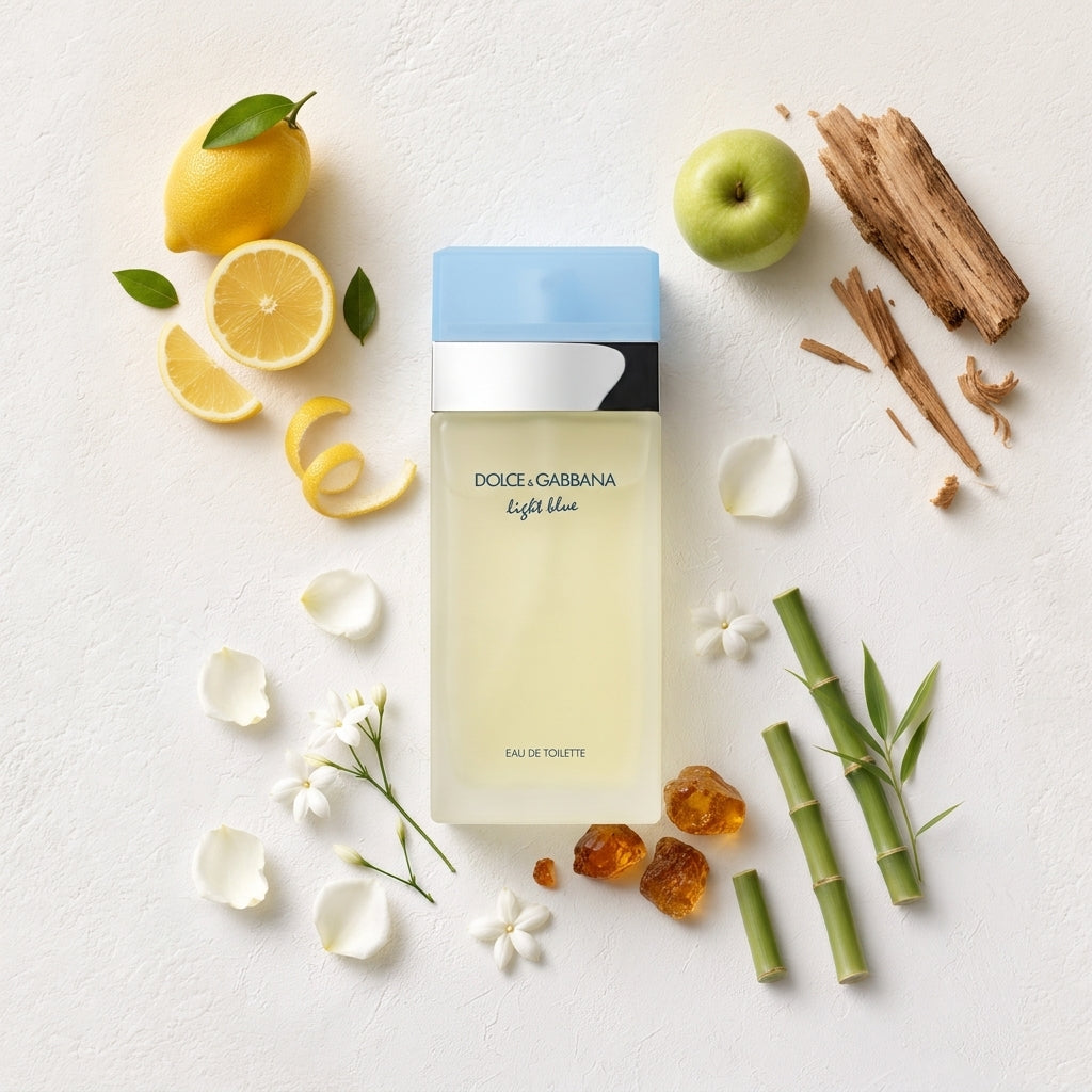Light Blue Eau de Toilette bottle-with-ingredients