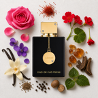 Sweet & Musky club-de-nuit-intense-woman bottle-with-ingredients