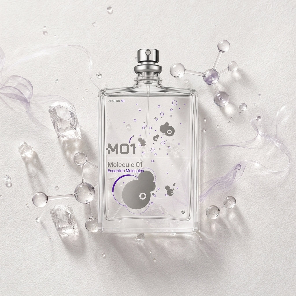 Noir Serenity molecule-01-eau-de-toilette bottle-with-ingredients