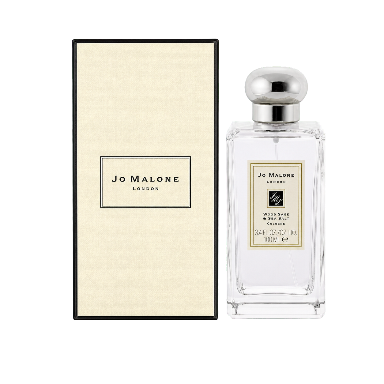 Jo Malone Wood Sage & Sea Salt Cologne packaged-bottle-rembg