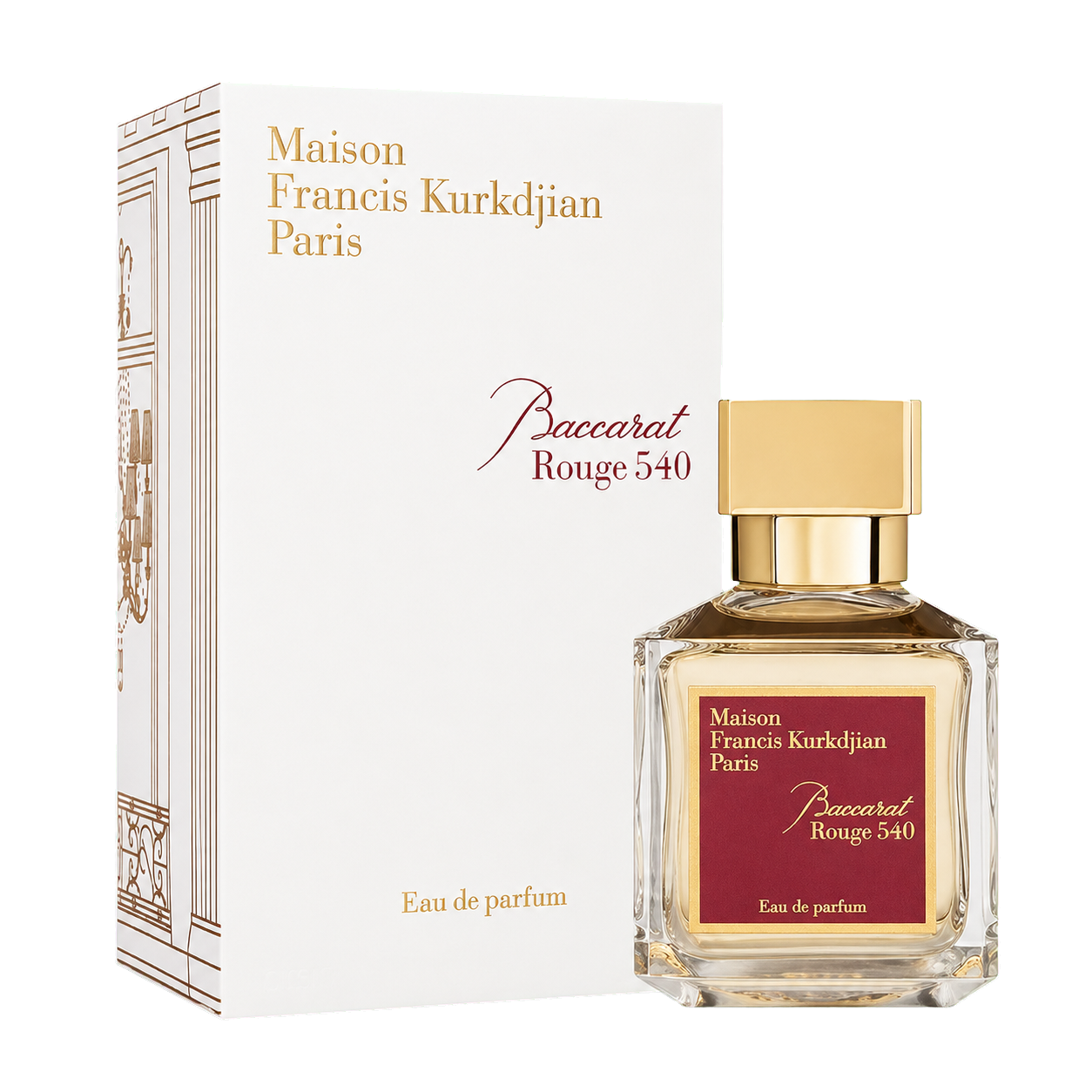 Baccarat Rouge 540 Eau de Parfum packaged-bottle-rembg