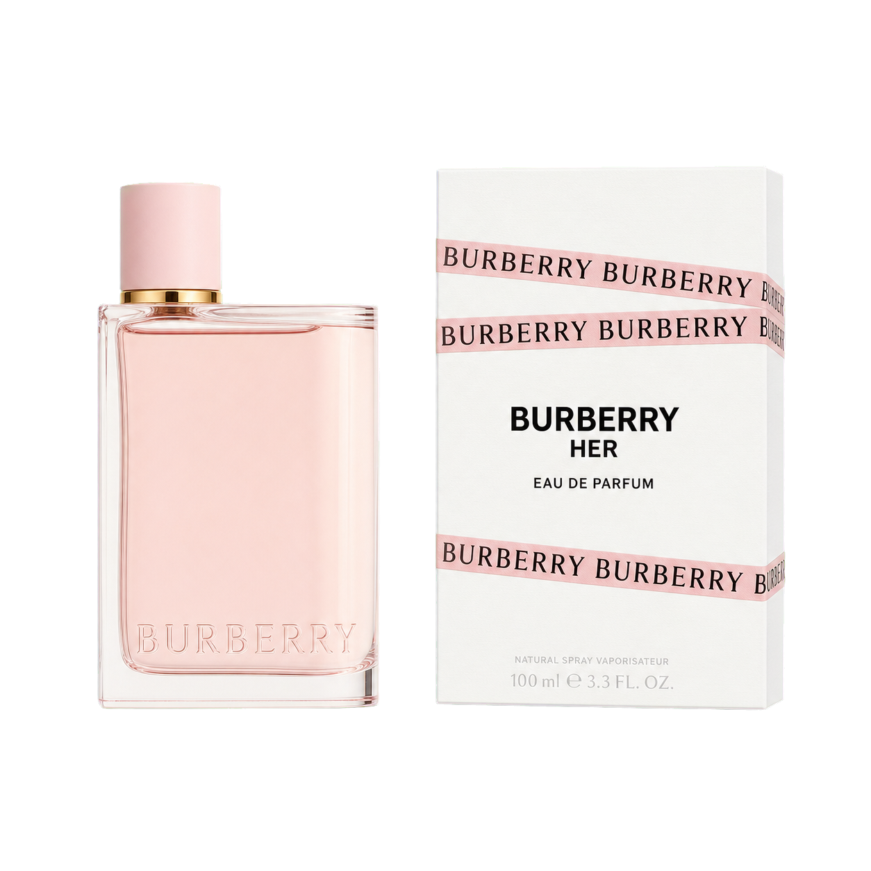 Burberry Her Eau de Parfum packaged-bottle-rembg